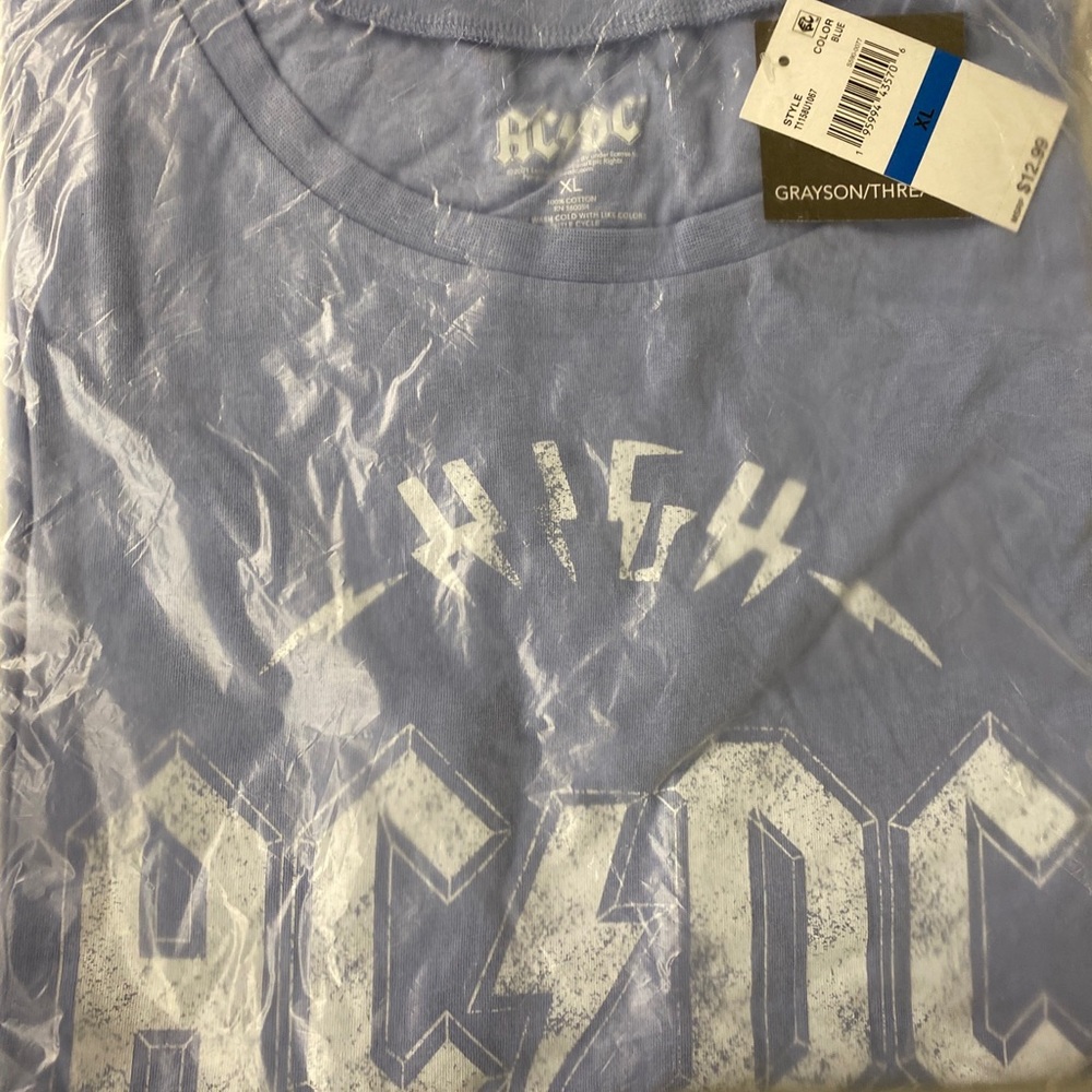 NEW AC/DC high voltage T-shirt xl blue